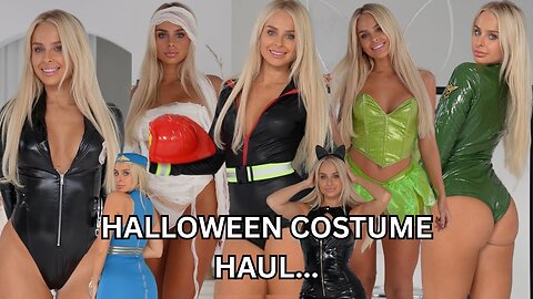 Lingerie Girls Maddie | HALLOWEEN COSTUME HAUL (Part 1) 2025 🦇🕷️🎃👻💀 HD