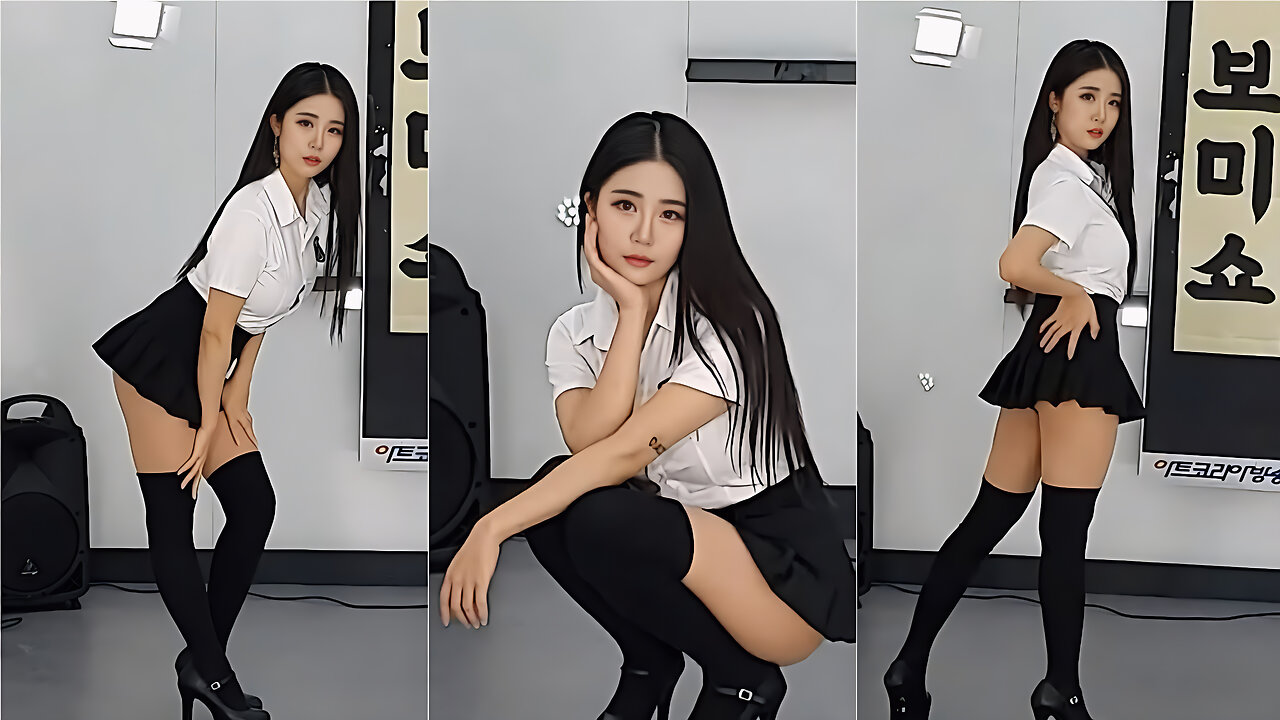 K-pop idol Jeong Bo Mi school uniform dance fancam