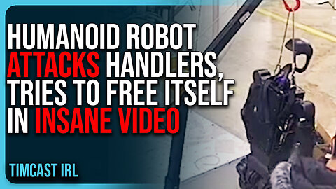 Humanoid Robot ATTACKS Handlers, Tries To FREE ITSELF In INSANE Video