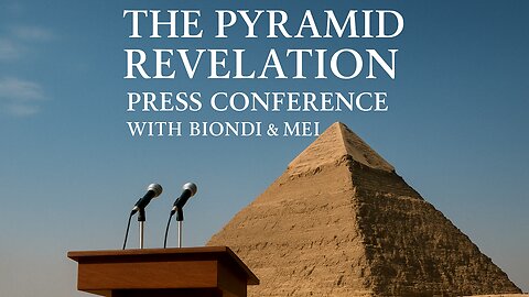 The Pyramid Revelation- The Khafre Project Press Conference with Dr. Biondi & Mei