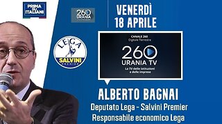 🔴 On. Alberto Bagnai a "Draft" su UraniaTV - The Watcher Post (18.04.2025)