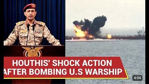 Houthis' Shock Video Message For Trump After Three 3 Missile Attacks On American Warship