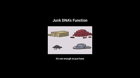 Junk DNA Debunked- non coding DNA has a function