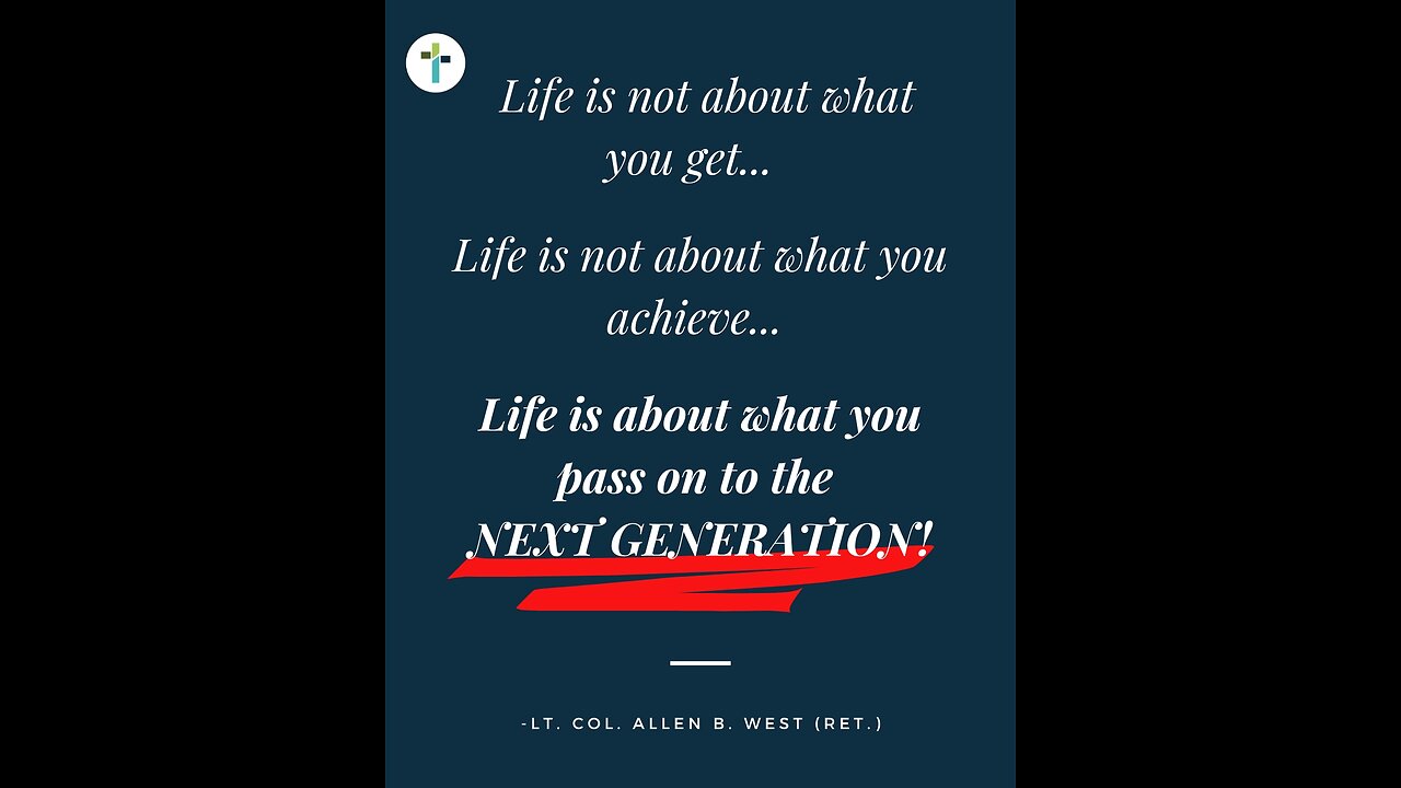 Legacy isn’t about what you achieve. It’s about what you pass on.