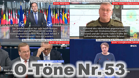 „Damit testet Russland uns aus“ – O-Töne zum Vorfall mit Drohnen über Polen | NDS