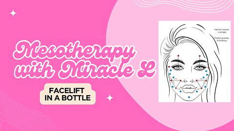 Mesotherapy with Miracle L Facelift in a bottle Estaderma.com Code JAMIE15