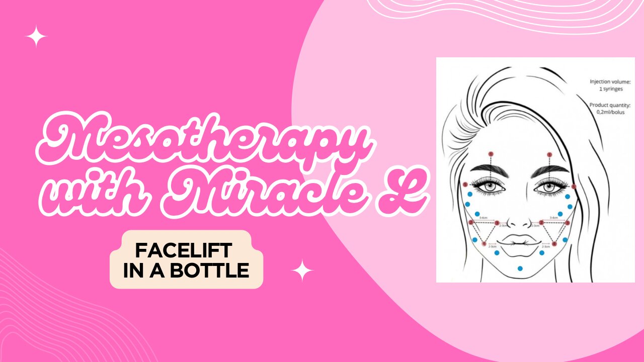 Mesotherapy with Miracle L Facelift in a bottle Estaderma.com Code JAMIE15