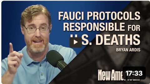 Dr. 'Anthony Fauci's Protocols Are Responsible For Deaths in 'USA' Not 'Covid'