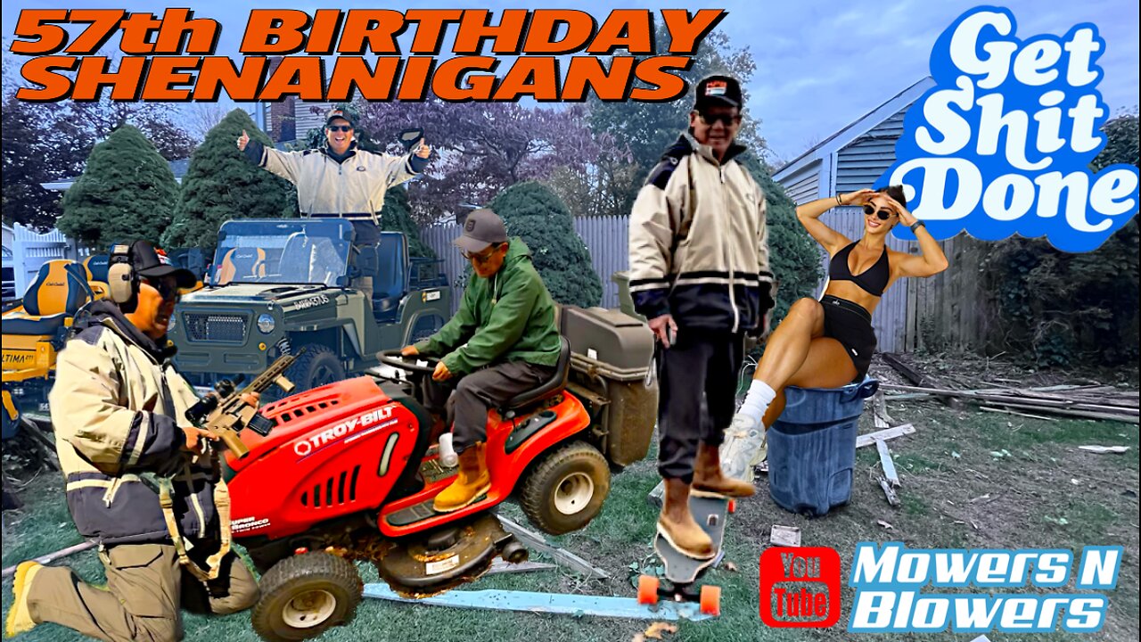 Getting stuff done! My 57th Birthday weekend & putting up a new fence!