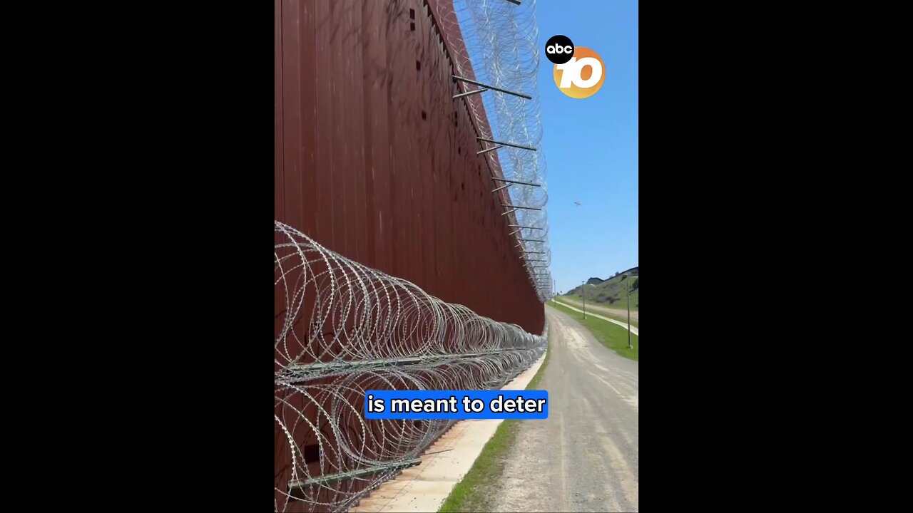 The border with Mexico has 6 miles of new concertina wire and 750 Marines & US Army
