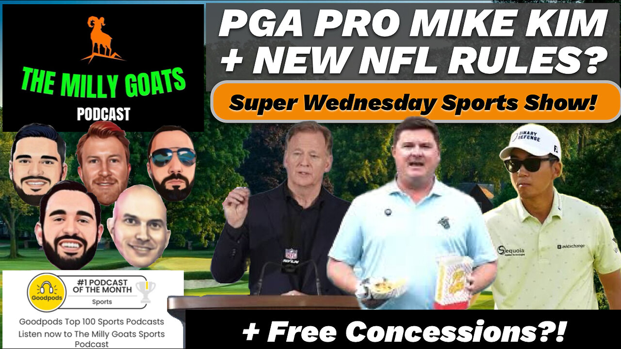 PGA Pro Mike Kim Interview, NFL Rule Changes, & Free Concessions?!