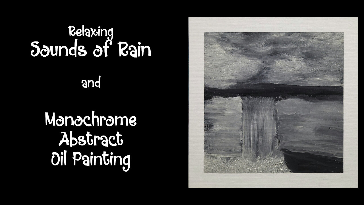Rain Sounds & Minimalist Art for Relaxation and Better Sleep