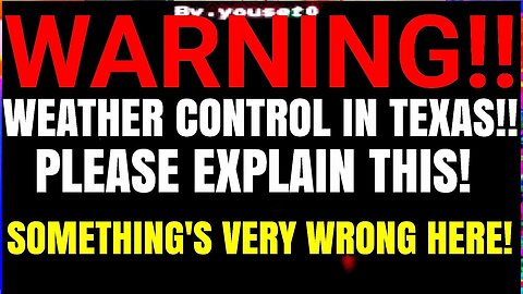 DISTURBING TEXAS FLOOD VIDEO EXPOSES SOMETHING MASSIVE