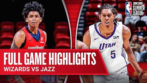 Washington Wizards vs Utah Jazz Full Game Highlights | 2025 NBA Summer League