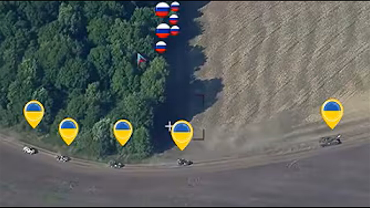 Russian MLRS Obliterates Ukrainian Armored Convoy in Devastating Strike