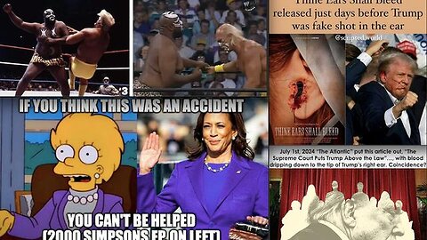 Predictive Programming - 'Kamala Harris' Wrestled Hollywood Hulk Hogan In 1980s-1990s (WWF WCW WWE)