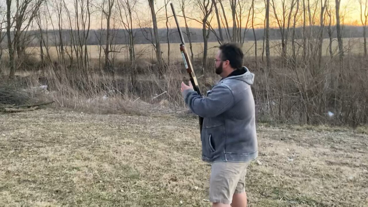 First Time Shooting my 12ga Remington a Few Years Back