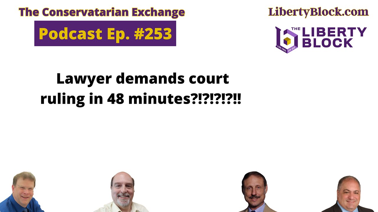 Lawyer demands court ruling in 48 minutes?!?!?!?!!