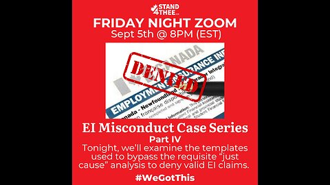 S4T Friday Night Zoom Sept 5 - EI Part IV