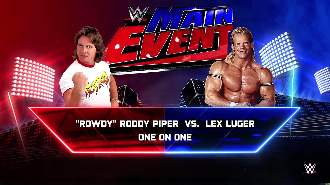 WWE 2k25 Roddy Piper vs Lex Lugar