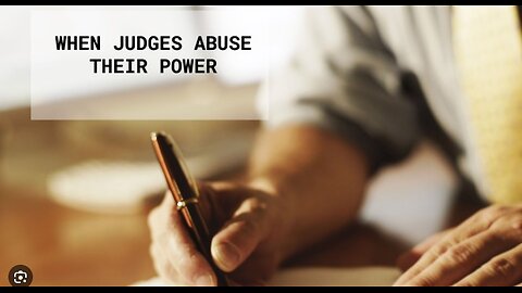 DOJ Judge Abused Power Questioning Prosecutor's Authority