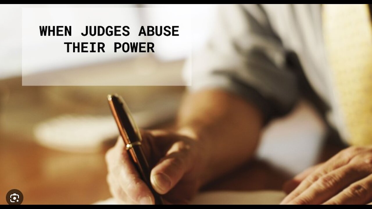 DOJ Judge Abused Power Questioning Prosecutor's Authority