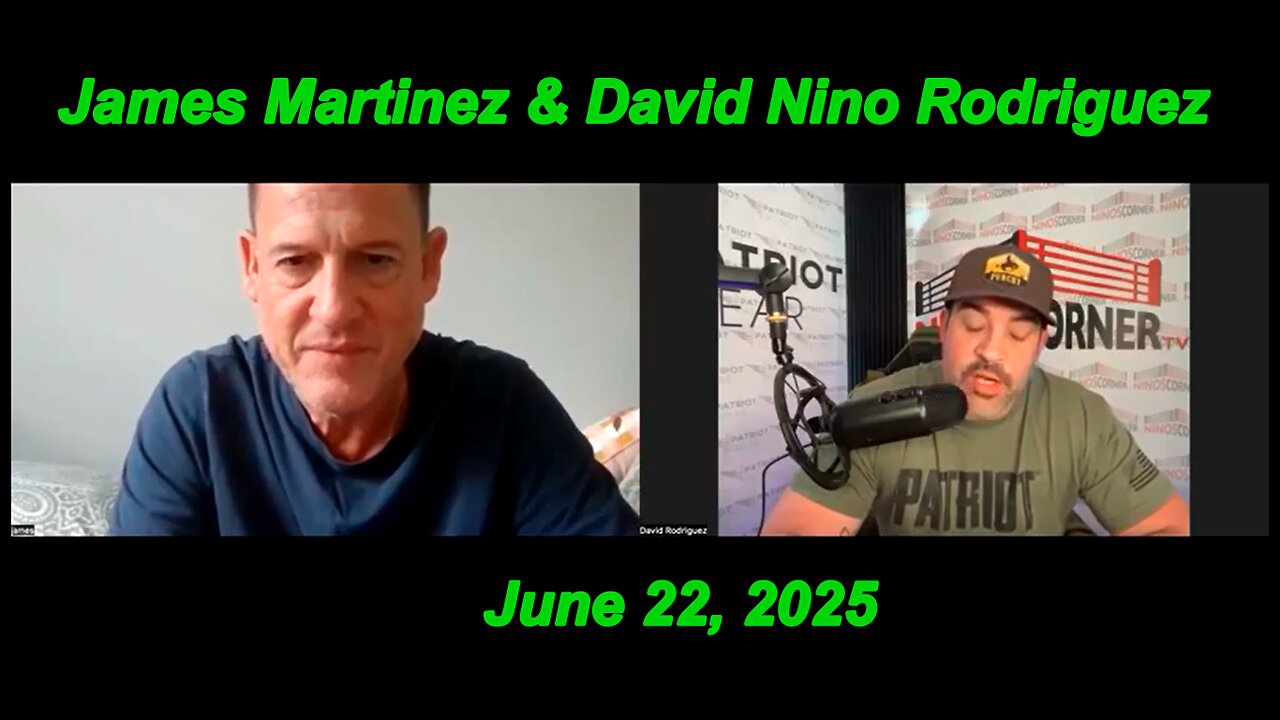 MK ULTRA Whistleblower James Martinez - RED ALERT! "THE AI END GAME & FINAL HOUR" June 22, 2025