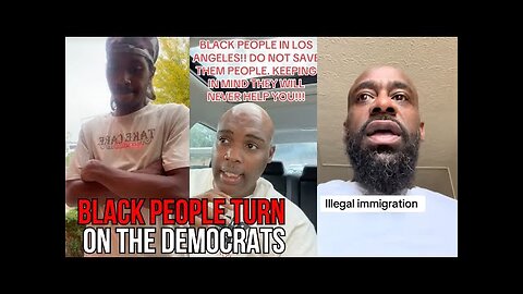 Democrats LOSING Black Support as Deportation Protests ROCK Los Angeles!