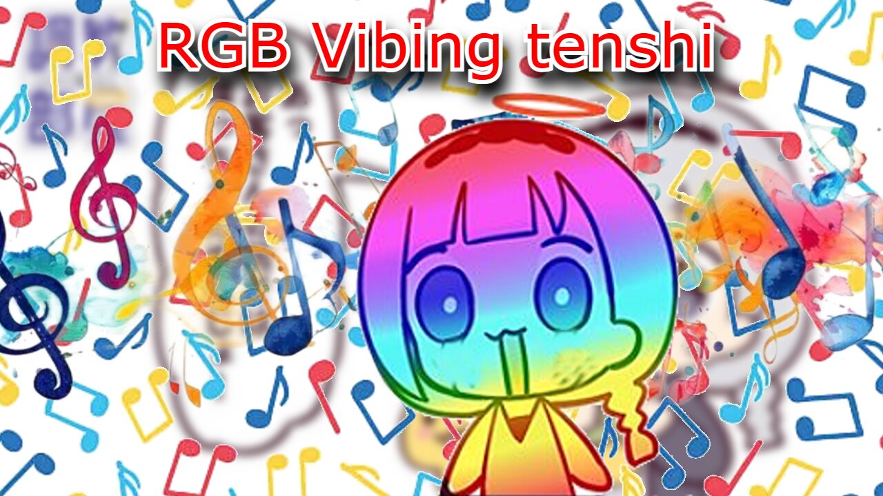 RGB vtuber Shirayuri Lily vibing and zooming