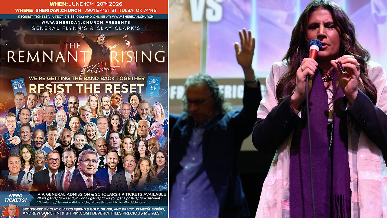 ReAwaken Reunion! | Join Amanda Grace, Gen Flynn, Eric Trump, & Team America June 19-20 2026 In Tulsa, Oklahoma + Join Mel K, Julie Green, HIS Glory, Flyover Conservatives & More (Get Tickets At www.Sheridan.Church)