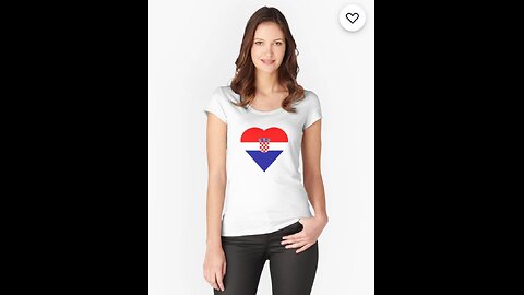 Heart Croatia. Flag of Croatia. Hrvatska