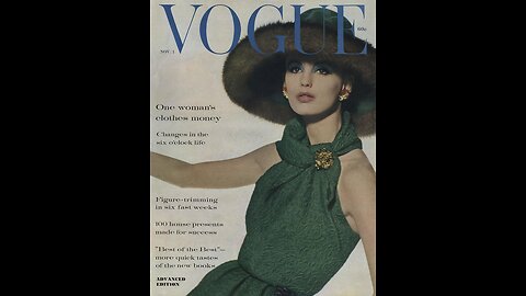 Vogue Magazine November 1960 ASMR #chill #relax #art #magazines #vintage