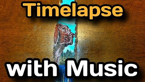 Painting a Chocolate Lab {Timelapse with Music}