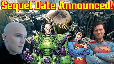 Superman Sequel Man Of Tomorrow Gets Official Release Date! Art Showing Lex Luthor Superman Team Up