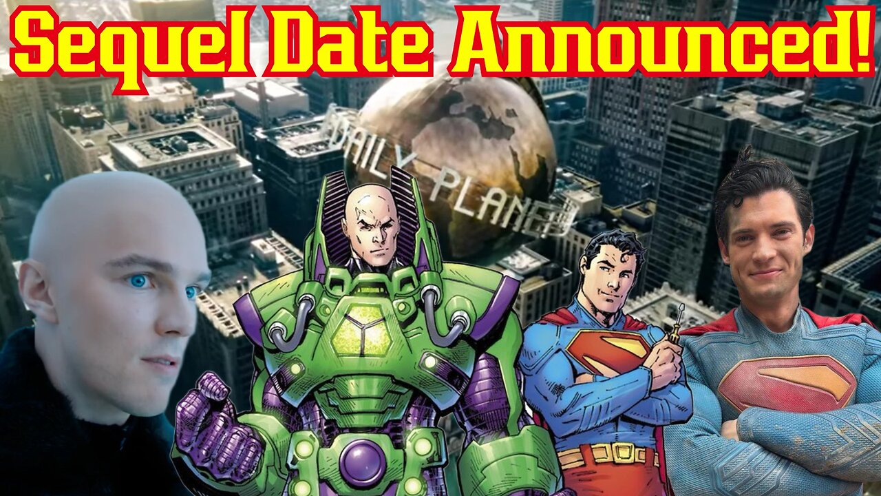 Superman Sequel Man Of Tomorrow Gets Official Release Date! Art Showing Lex Luthor Superman Team Up