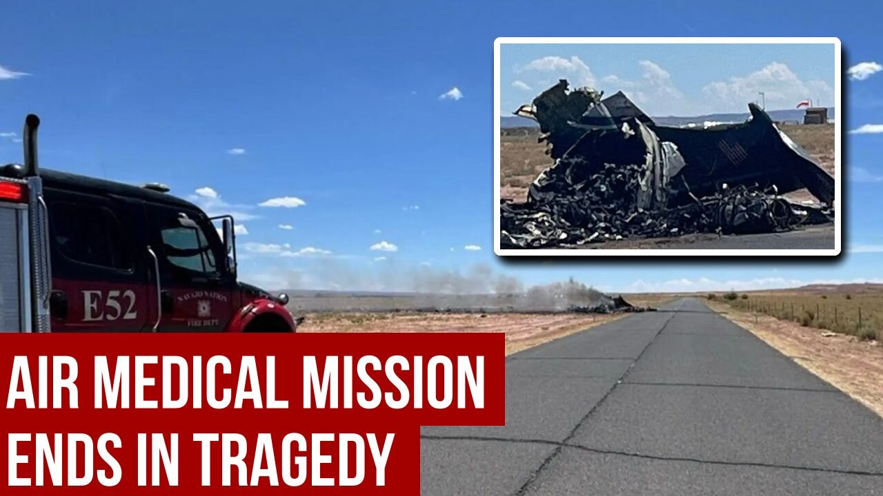 Medical Plane Crashes in Arizona, All 4 Onboard Killed