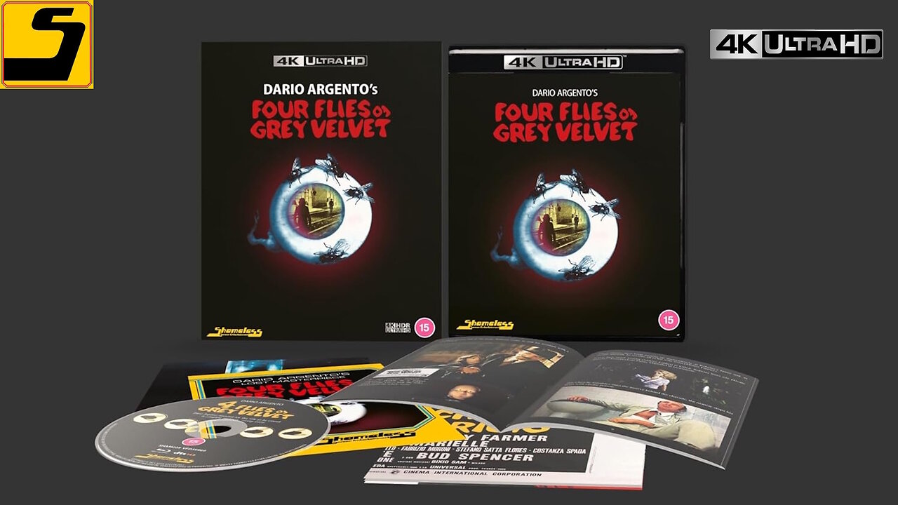 Four Flies on Grey Velvet [4K UHD Limited Collector's Edition] Directed by Dario Argento
