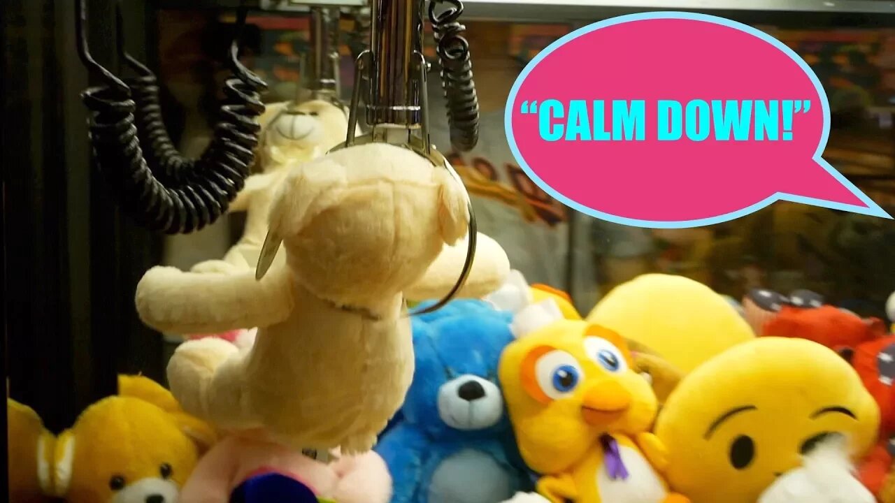 What am I doing at the Claw Machine...