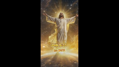 John 16:33 | Jesus Has Already Won Your Battle!👑🌎#victory #peace #dailybibleinspiration #christian
