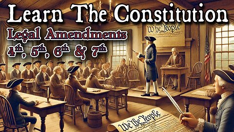 Learning The Constitution | The Legal Amendments 4 - 8