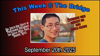 This Week At The Bridge - Part 3 of 3 - Dr Jereth Kok's Conservative Views Disqualify Him.