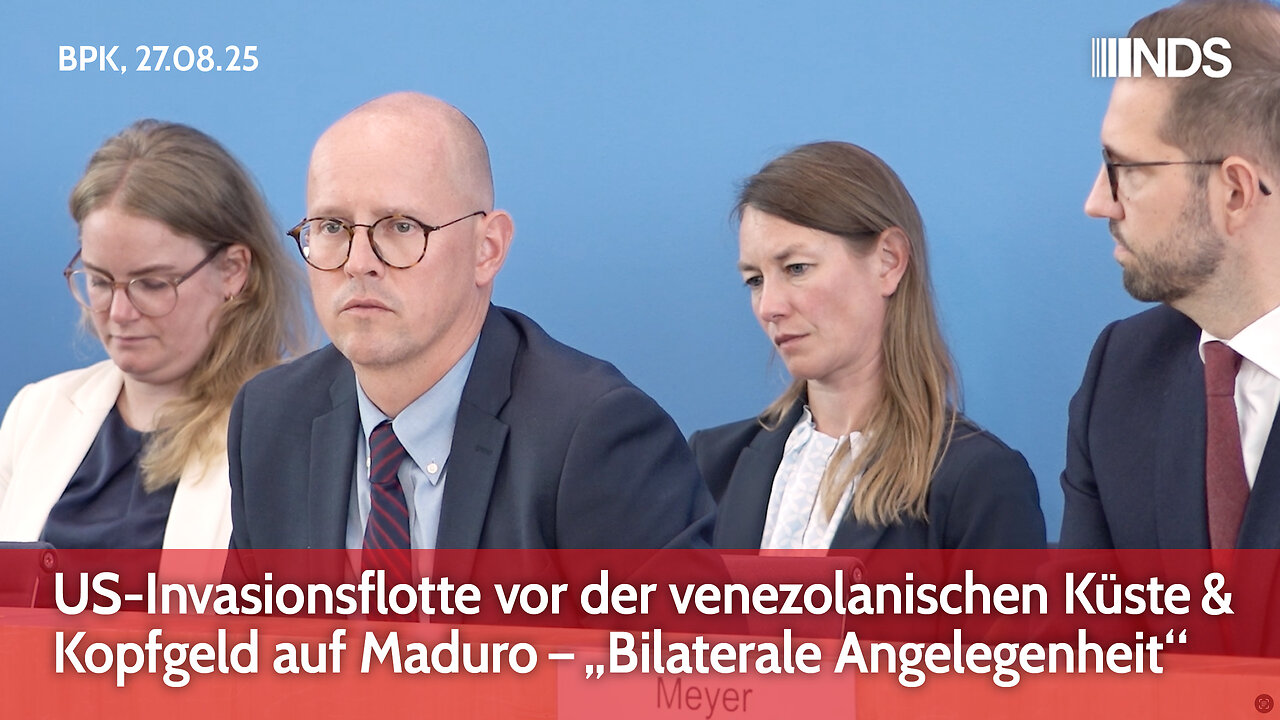 US-Invasionsflotte vor der venezolanischen Küste & Kopfgeld auf Maduro – „Bilaterale Angelegenheit“