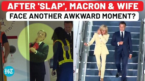 After 'Slap', Macron & Wife Face Another Awkward Moment? Watch Indonesia Arrival After Vietnam Drama