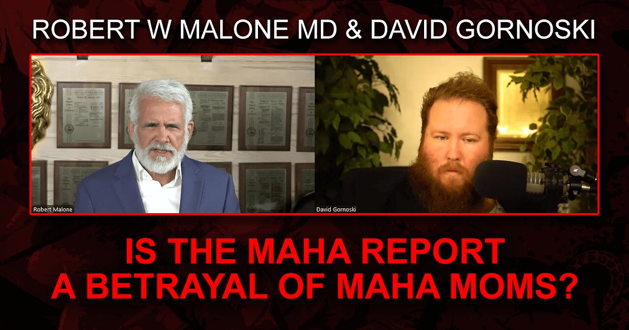 Is the MAHA Report a Betrayal of MAHA Moms? Robert W Malone Reacts