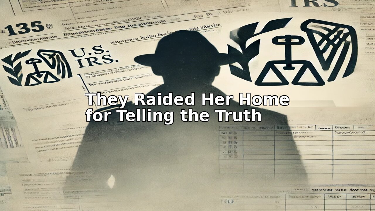 They Raided Her Home for Telling the Truth About the IRS