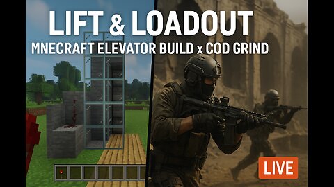 Lift & Loadout – Minecraft Elevator Build x COD Grind ⛏️🛗🔫