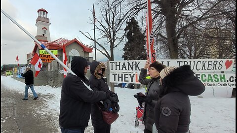 2026 01 24 Port Credit protest. Linki w opisie.