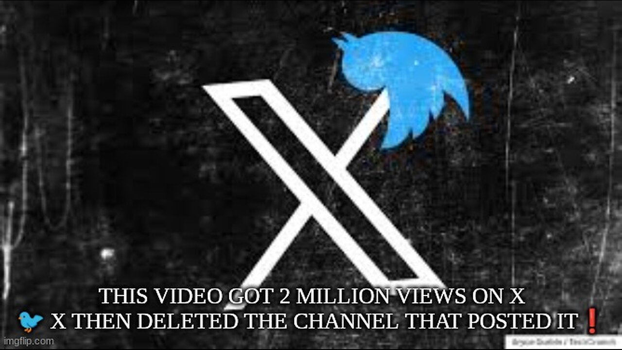 THIS VIDEO GOT 2 MILLION VIEWS ON X 🐦 X THEN DELETED THE CHANNEL THAT POSTED IT❗