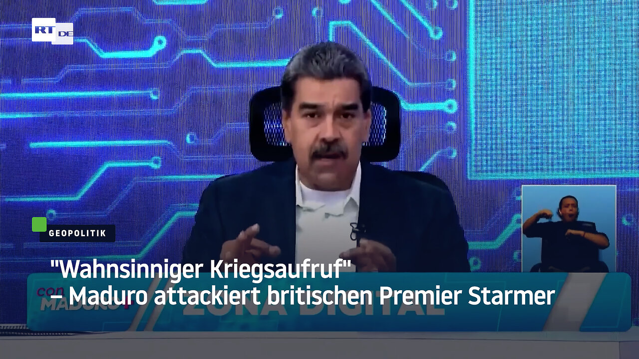 "Wahnsinniger Kriegsaufruf" – Maduro attackiert britischen Premier Starmer