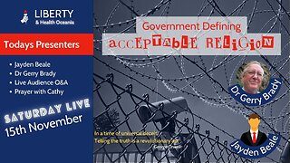 Special Guests Lawyer Jayden Beale & Dr Gerry Brady on Human Rights and Religious Rights.